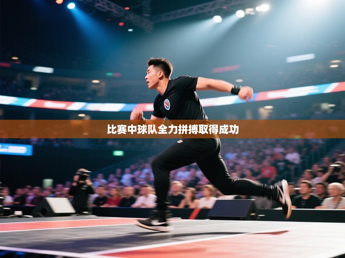 比赛中球队全力拼搏取得成功